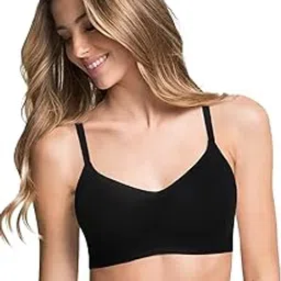 susie Women's Everyday Wirefree Full Coverage Bottom Encircled Non-Padded Moulded Bra- BlackBeauty-picture-34