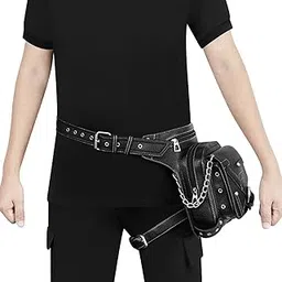 zoomella Steampunk Fanny Pack Messenger Bags Hip Belt Climbing Outdoors Casual Unisex-picture-36