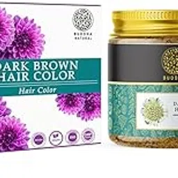Buddha Natural Dark Brown Hair Color Powder (50 Grams) - For Instant Dark Brown Hair | Ammonia Free, Bleach Free, Sulphate Free | 100% Natural-image-30
