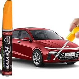 Hyundai Verna colors Revive touchup paint pen, factory Quality & matched 2K paint (Fiery Red (R4R))-image-88