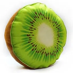 The Purple Tree Velvet Kiwi Fruit Cushion, (16 X16 Inch, Green)-picture-18