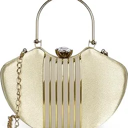 lavie Lip Handle Framed Clutch | Ladies Purse | Gift For Women-picture-35