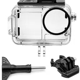 Sports Camera Dive Case Black Waterproof Drop Case for DJI DJI Action3/4/5pro Dual Cold Shoe Waterproof Case-picture-50
