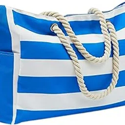 ™ Large Beach Tote Bag Travel Bag Shoulder Bag for Street Swimming Sports Game Deep Blue | Womens Handbags & Bags-image-57