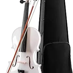 JAPS BIZ® 4/4 Violin With Bow, Rosin and Hard Case Violin Kit Musical Instrument for Kids, Professionals Glossy Finish-image-26