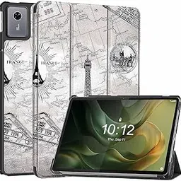 ProElite Cover for Motorola Pad 60 Neo 11 inch 2025 Case Cover, Sleek Smart Flip Case Cover for Motorola Pad 60 Neo 11 inch 2025 Tablet (Support Auto Sleep Wake), Eiffel-picture-30