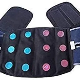 AHM 12 Magnets Acupressure Slimming & Support Belt | Dual Action for Lower Back Pain and Tummy Compression (44)-picture-28