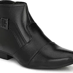 stalag Synthetic Leather High Ankle Boots for Men image 1