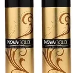 ClubBeauty Professional Nova Gold Extra Hold Hairspray 200ML, Pack of 2, Gold-picture-46