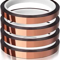 AR Polyimide Kapton Tape, 24mm X 33Mtr High-Temperature Resistant, No Residue for Electric Task, 3D Printing, Soldering, Sublimation or Masking Pack of 4-picture-29