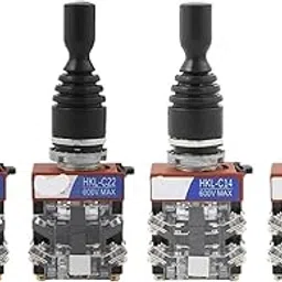 22mm Industrial Master Monolever Joystick Switch 2 4Way Position Self Locking Latching Momentary Cross Switch 2 4NO 1Pcs(2Way Latching 4NO)-picture-31