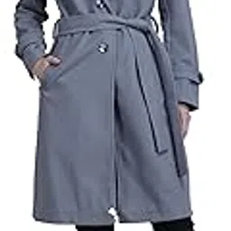 Women Winter Long Length Overcoat with Wool blend and Comfort fit-image-10