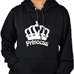 more & more Unisex Cotton Hooded Neck Princess Printed Hoodie-picture-21