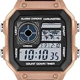Endurance Series Digital Wrist Watches for Men with Transparent Case Cover - CT_9079-image-92