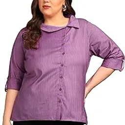 yash gallery Women's Cotton Flex Stripe Printed Regular Fit Straight Top for Women-picture-47