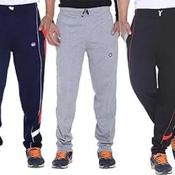 mack jonney Men's Slim Fit Multicolour Low Rise Track Pants Medium-picture-43