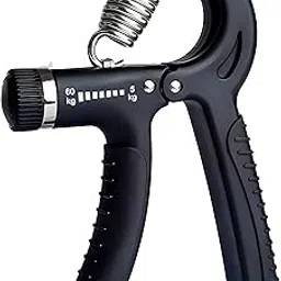 Oblivion Hand Grip Workout Strengthener | Adjustable Hand Gripper for Men & Women at Home | Finger Power Exerciser Gripper, Strength Trainer & Rehabilitation Tool Gym Workout Equipment (Black)-image-81