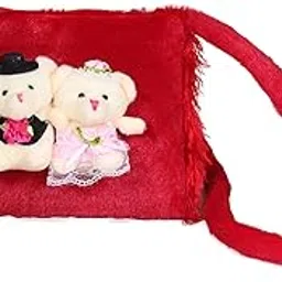 Tickles Couple Teddy Soft Sling Purse for Kids Sling Bag for Kids Girls 22cm-picture-12