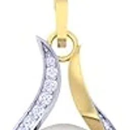 clara 92.5 Sterling Silver Real Pearl Pendant with Chain | Gift for Women and Girls-picture-49