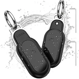 2 Pack Waterproof Keychain Holder Case for Samsung Galaxy SmartTag2, Tracker Protective Case Compatible SmartTag 2, Smart Tag 2 Holder with Key Ring for Luggage,Keys,Pets (Black+Black)-picture-19