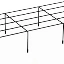 Single Tier Metal Stand (Set of 4) | Round Plant Stand for Indoor & Outdoor Use | 4 Inch Height, 8 Inch Width, 24 Inch Length | Durable, Rust-Resistant Pot Holder image 1