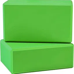 SACHI SPORTS Essentials Yoga Block (Set Of 2) - Supportive Latex-Free Eva Foam Soft Non-Slip Surface For Yoga.-picture-42