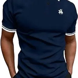 lymio Men Regular Fit T-Shirt || T-Shirt for Men || Polo T Shirt || T-Shirt (Polo-11-13)-picture-13