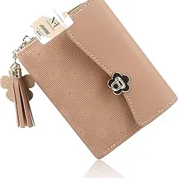 nfi essentials PU Small Wallet for Women, Multifold Mini Coin Money Purse for Girls, Ladies Wallet for Card (Coffee)-picture-29