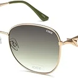 idee 100% UV protected sunglasses | Women | Butterfly | Full Rim | Gradient | Gold-Frame | Green-Lens | Large-picture-30