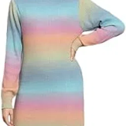 the dry state Womens Loose Fit Teddy Sweatshirt with Round Neck & Chennile Embroidery Cherry red-picture-10