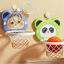 MERISHOPP Kids Basketball Hoop Sturdy Wall Mounted Convenient Plaything Kids Toss Game Blue | Sports Equipment | Outdoor Sports Gear | Exercise Gear-image-12