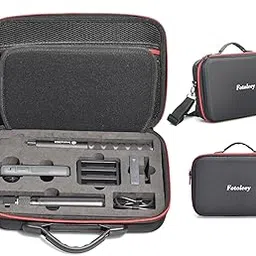 SHOP360.IN ; it revolves around you Careflection Carrying Case for Insta360 X4 Hard Shell Bag with Shoulder Strap, Fits Selfie Stick, Bullet Time Tripod Handle, Battery Charger-image-85