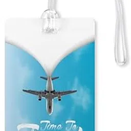 100yellow Time to Treval (LT-03) Luggage Tags, Bag Tag Travel Id Labels Tag for Baggage Suitcases Bags with Silicon| Multicolor-picture-35