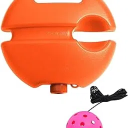 MERISHOPP Pickleball Trainer Practical Self Playing for Outdoor Sports Adults Beginner Rose red Pickleball | Training Aids | Sports Training Equipment | Fitness Training Aids-image-50