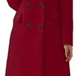 kacheeg Women’s Long Woolen Coat Winter Tweed Full Sleeve Warm Wool Blend Coat for Autumn-picture-11