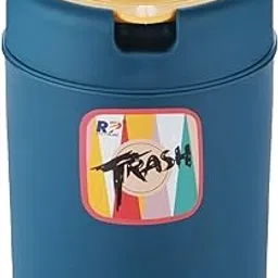 Repaco Plastic small Dustbin Trash Bins For Kitchen Office (Blue)-picture-24