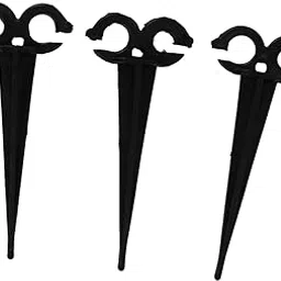 AQUA - AGRO - Stakes And Support - Ground Clamp - Plastic - Tie Down Stake - Multi-Purpose - 2 to 4 mm - Micro Tube and 12 or 16 mm - Drip Tube - (Pack of 50)-image-15