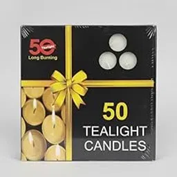Diwali Tea Light Candles 50 Pcs - 1 Hours Burn Time - Unscented, Smokeless, Long-Lasting Tealights for Weddings, Home Décor, Aromatherapy, Emergency Lighting-picture-26