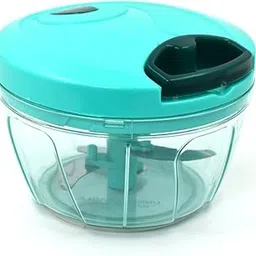 Qelivora Handy Mini Plastic Vegetable Chopper Cutter, Onion Chopper Vegetables for Kitchen Accessories with 3 s-picture-17
