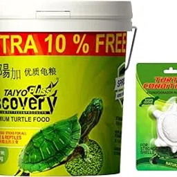 Taiyo Pluss Discovery Premium Turtle Food 1Kg +10% Extra + 1 Turtle Conditioner Extra By - All Life Stages, Stick-picture-10