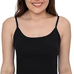 plumbury Women Non Padded Cotton Spandex Short Slip Camisole, Size XS TO L-picture-31