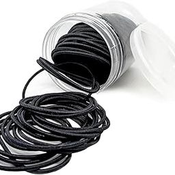 comet busters Black Rubber Bands, High Elastic Hair Ties For Girls And Women (HA009)-picture-35