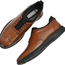 legwork Brogue 2.0 Tan Italian Leather Shoes-picture-17