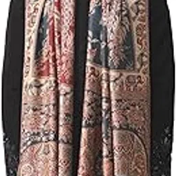 pashtush Mens Bamboo Reversible Muffler, Elephants Design, Azure-picture-24