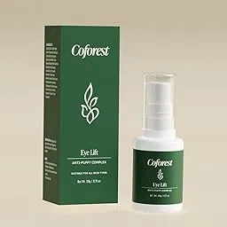 Coforest Eye Lift Eye Serum with Peptides, Botanical Extracts for Under-Eye Puffiness, Dark Circles, Fine Lines | Reduces Under-eye Bags - 20g-picture-29