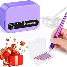 Electric Diamond Painting Pen, Vacuum Diamond Art Pen no Wax Needed | Cordless & Quiet | 12H Rechargeable Battery | Adjustable Suction | Power Display | Diamond Art Accessories Tools, E-Painter Gift-image-7