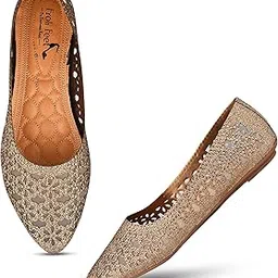 FROH FEET Soft Stylish Casual Comfortable Flat Bellies Shoes for Women Ladies Ballerinas…-picture-48
