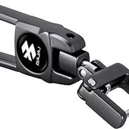 IZ Heavy Duty Metal Bike keychain Suitable For BAJ-AJ Bikes, 360 Degree Rotating Spring Lock Key Accessories With Logo (Gun Metal Black)-picture-31