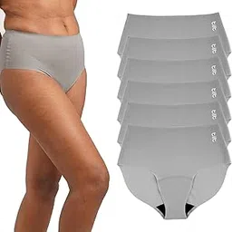 Seamless Hipster Panty for Women | Ultra-Soft & Durable Underwear with Anti-Microbial Bamboo Lining | Breathable, Absorbent & Designed for Daily Hygiene Comfort – Pack of 6-image-18