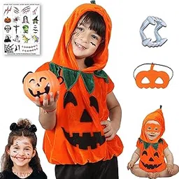 Sarvda Halloween Dress | Costume and Accessories | For Girls and Boys | Kids & Adults | Haunted Horror Theme Party Vampire Witch Ghost Skeleton Draculla Zombie Pumpkin Scary Cosplay Dress-picture-60